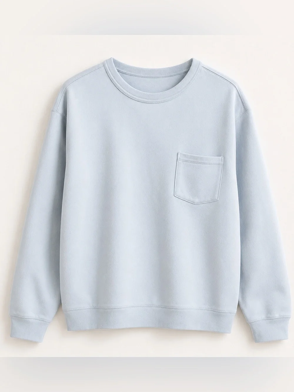 Free Assembly Men’s Crewneck Sweatshirt Light Blue Size M
